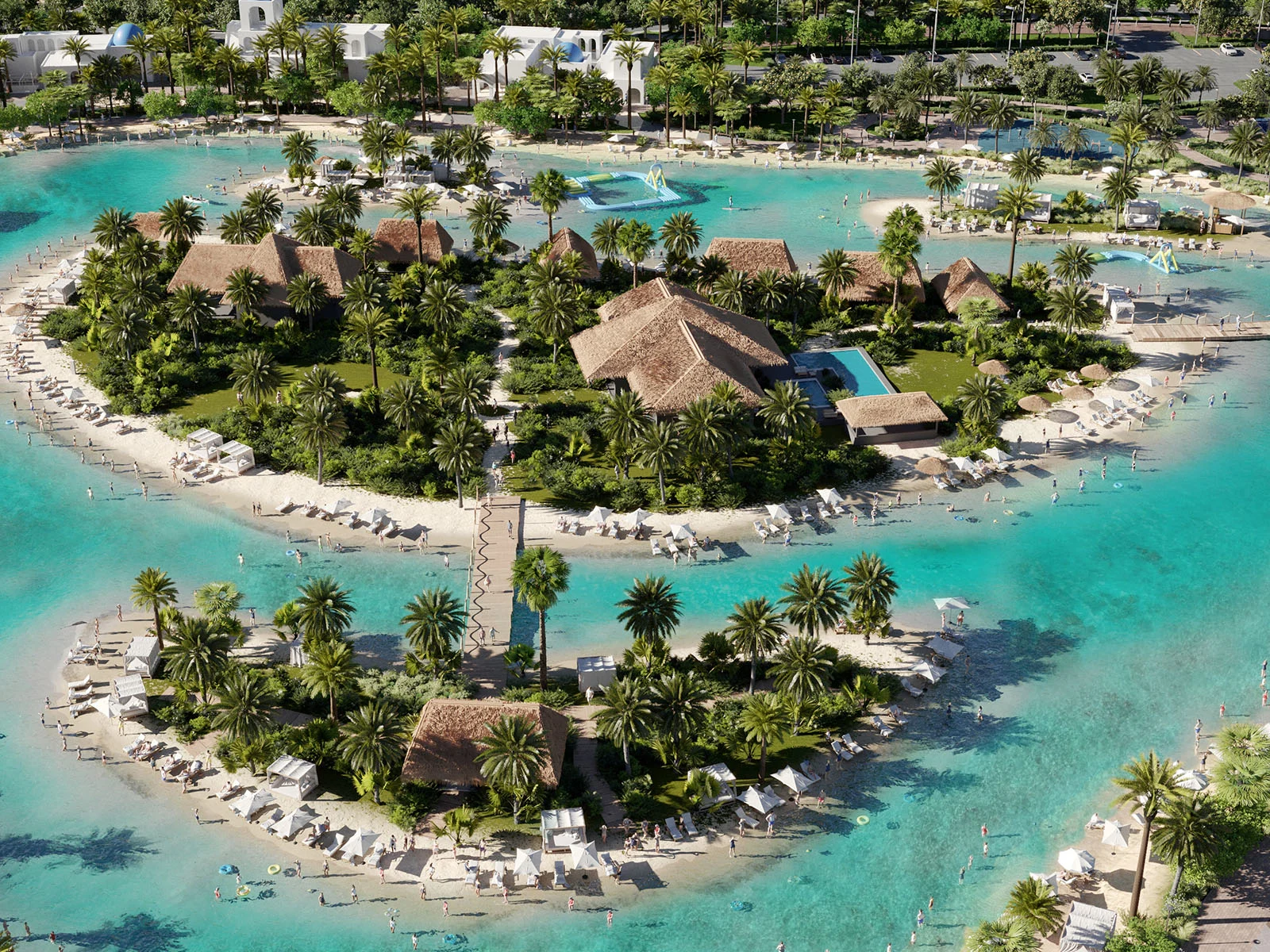 DAMAC Lagoons clubhouse exterior